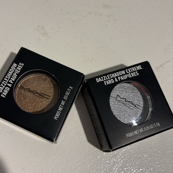 MAC Cosmetics Other - MAC Cosmetics Dazzleshadow Extreme Eyeshadow Duo - Silver and Brown